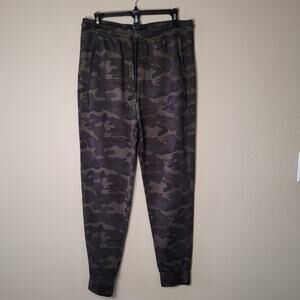 Men's Camouflage Jogger Pants - Size Large, Great Style!